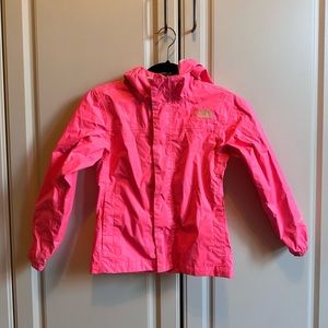 Girls North Face Pink Wind Breaker